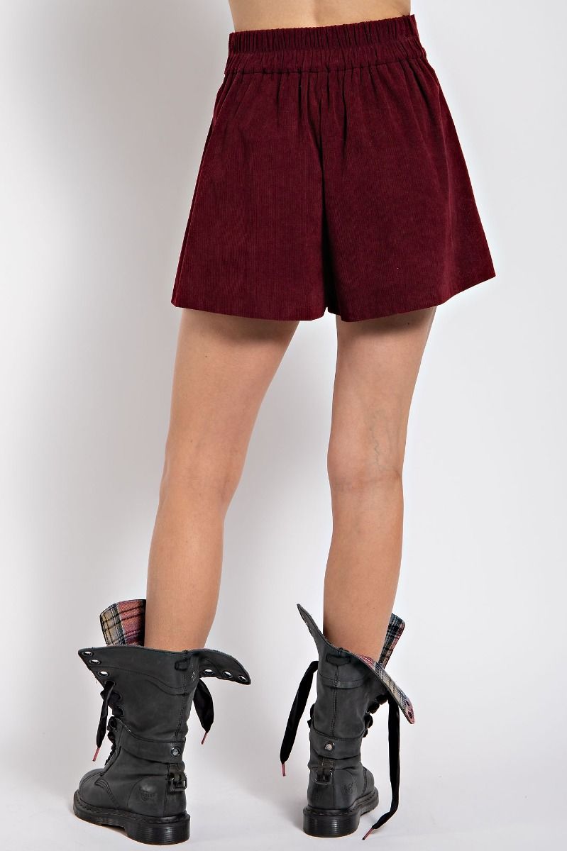 Easel Corduroy Skort