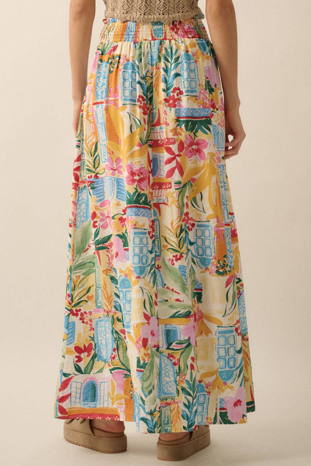 Laney Floral Maxi Skirt