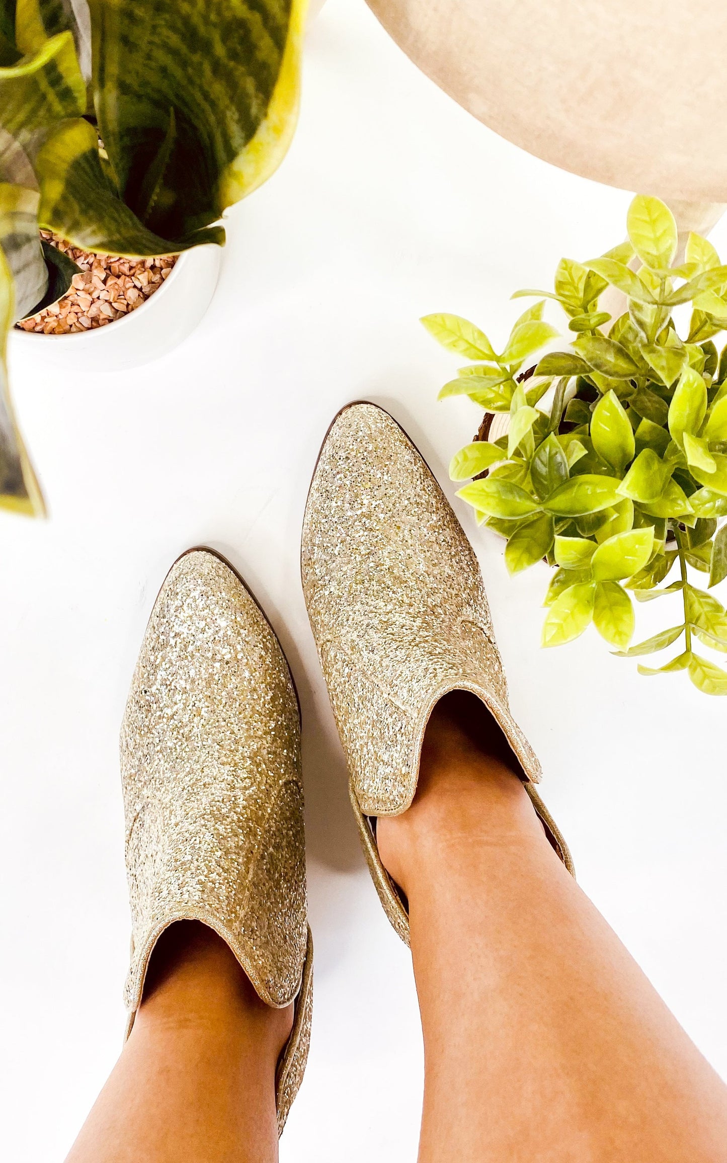 ONLINE EXCLUSIVE Fiera Booties in Gold