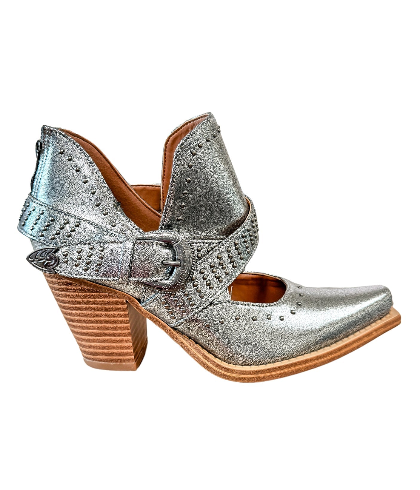 ONLINE EXCLUSIVE Fiona Ankle Boot in Silver