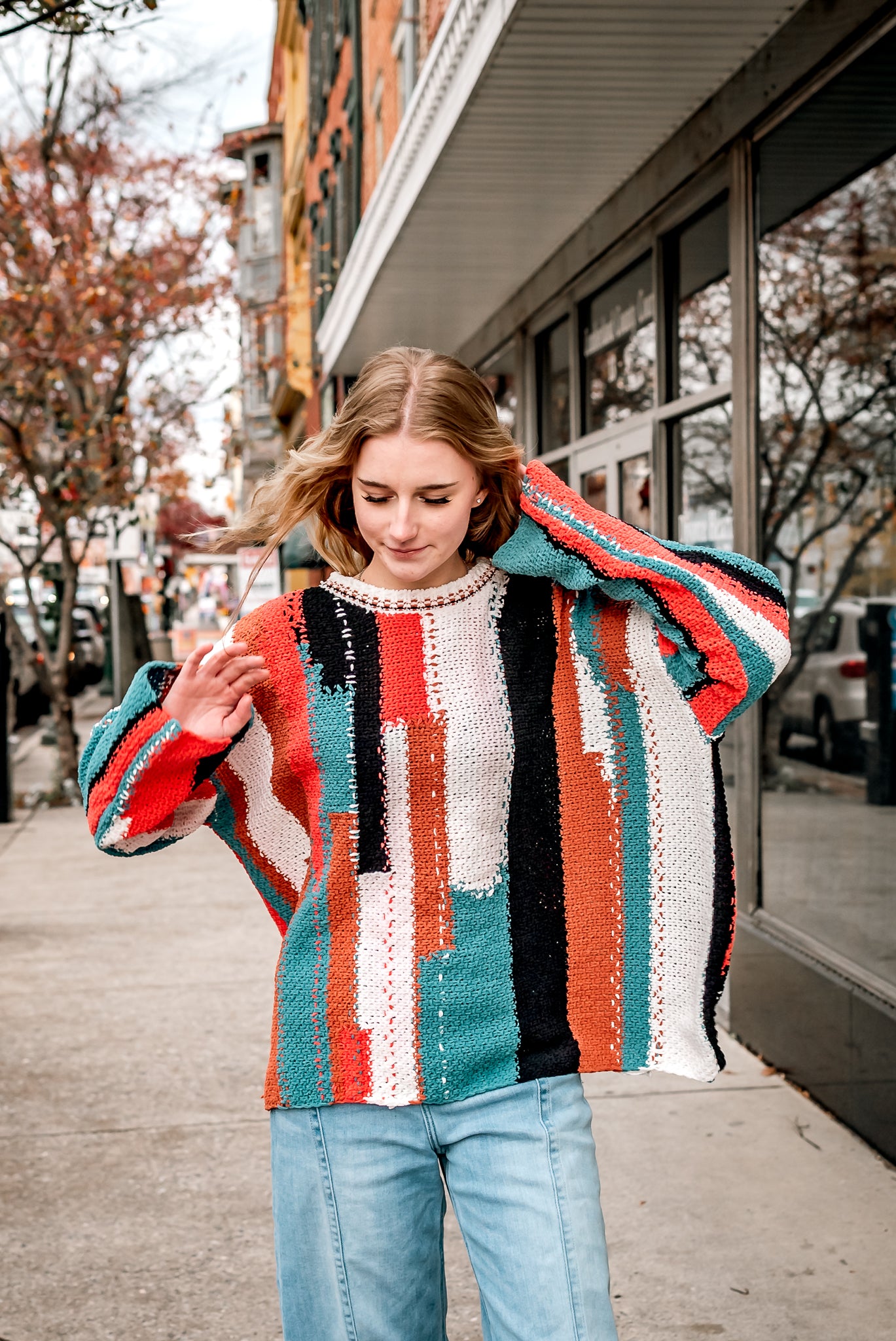 POL knit oversized sweater