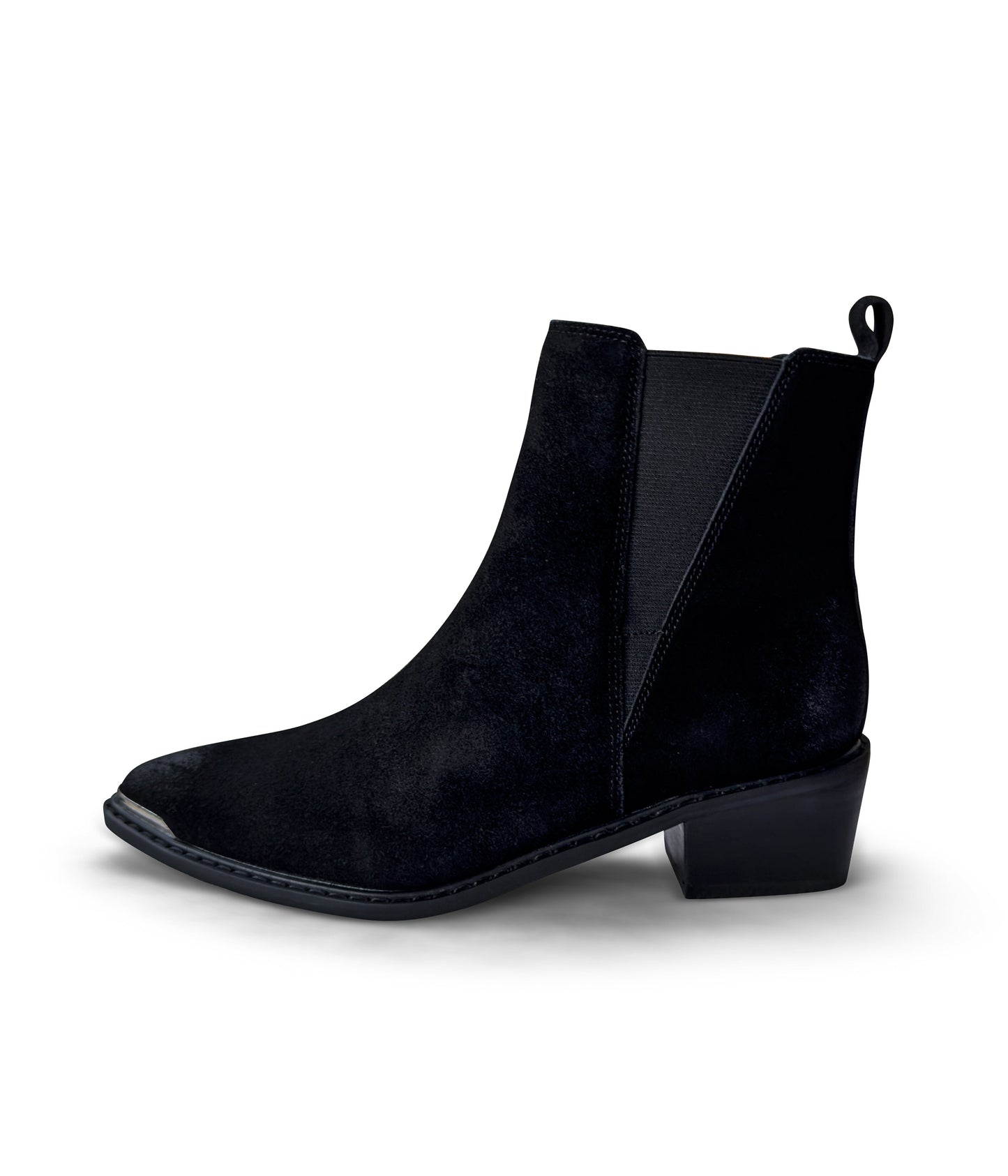 ONLINE EXCLUSIVE Wylie Suede Ankle Boot in Black
