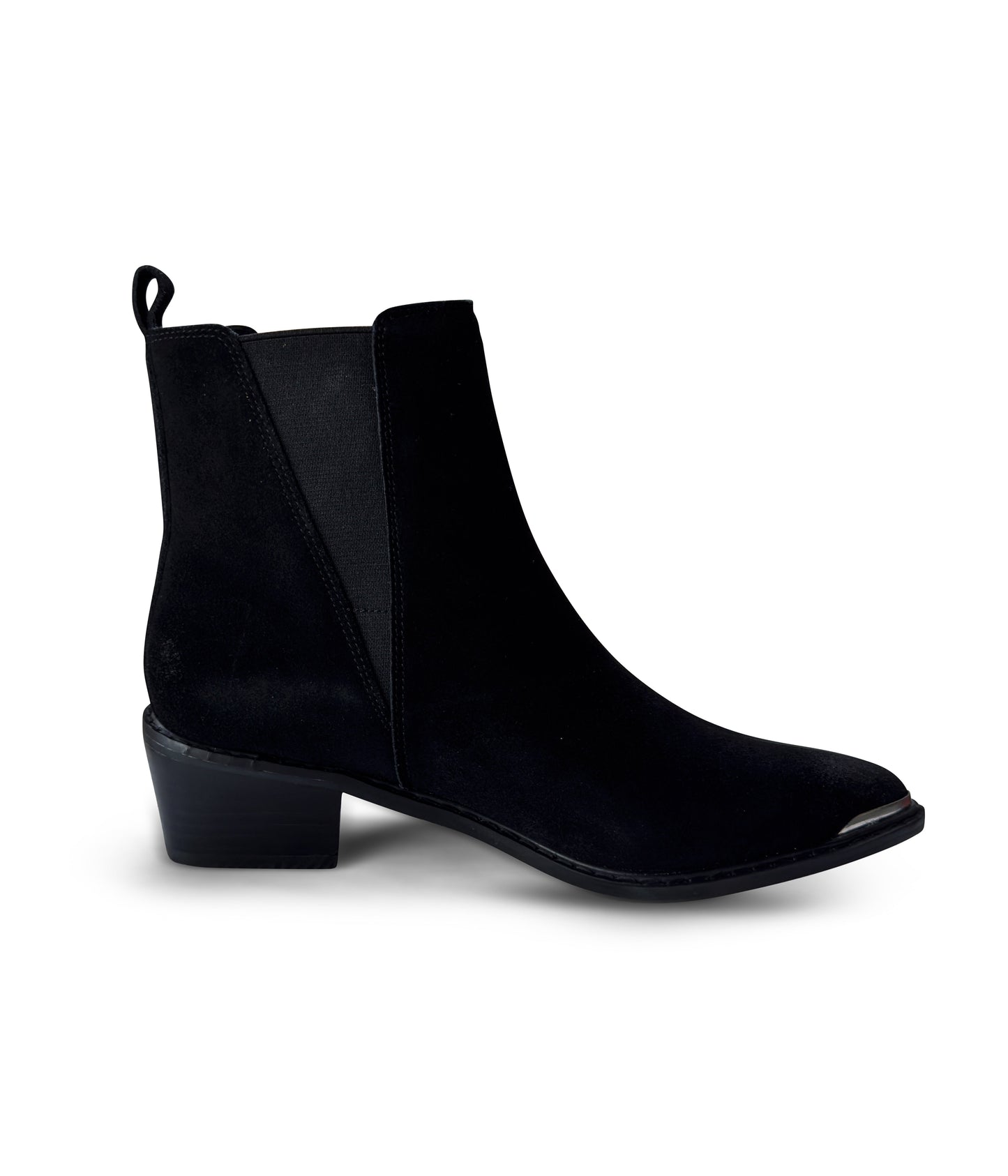 ONLINE EXCLUSIVE Wylie Suede Ankle Boot in Black
