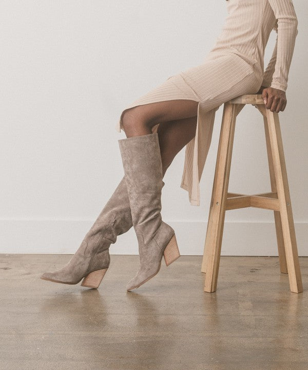oasis society lacey - knee high western boots