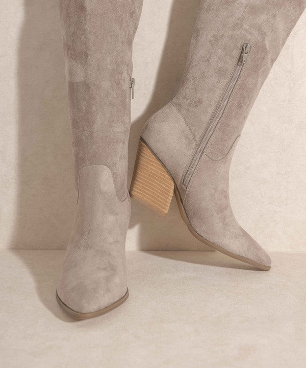 oasis society lacey - knee high western boots