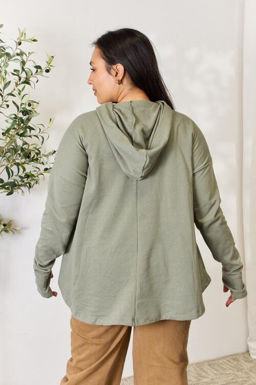 ONLINE EXCLUSIVE Half Button Hoodie