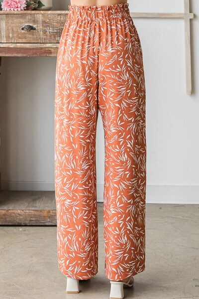 ONLINE EXCLUSIVE Heimish Printed Tied Straight Casual Pants