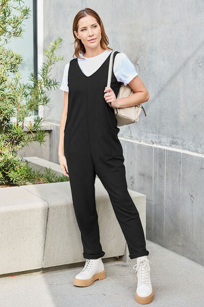 ONLINE EXCLUSIVE Sleeveless Straight Jumpsuit
