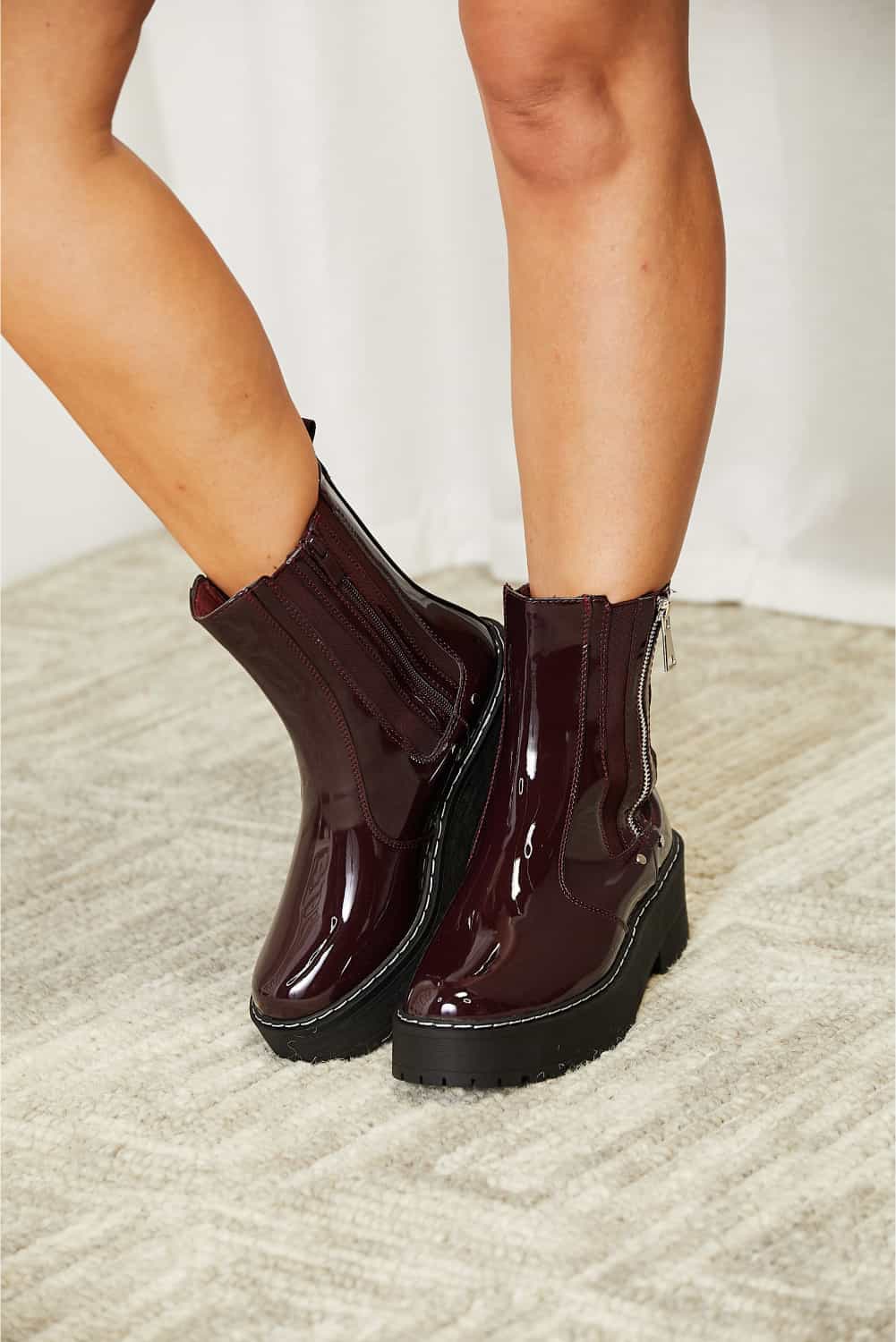 ONLINE EXCLUSIVE Forever Link Side Zip Platform Boots