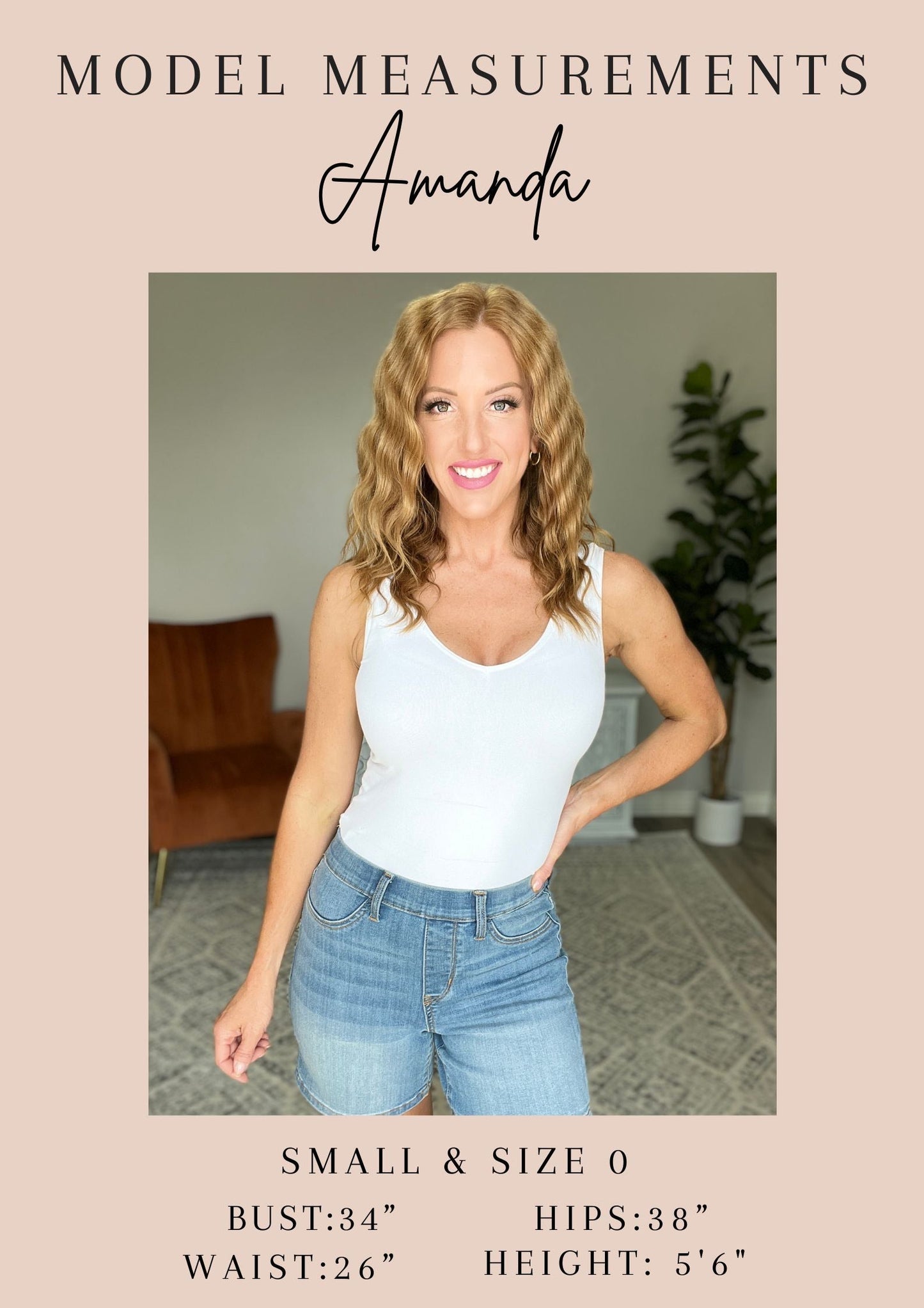ONLINE EXCLUSIVE JUDY BLUE Bree High Rise Control Top Distressed Straight Jeans