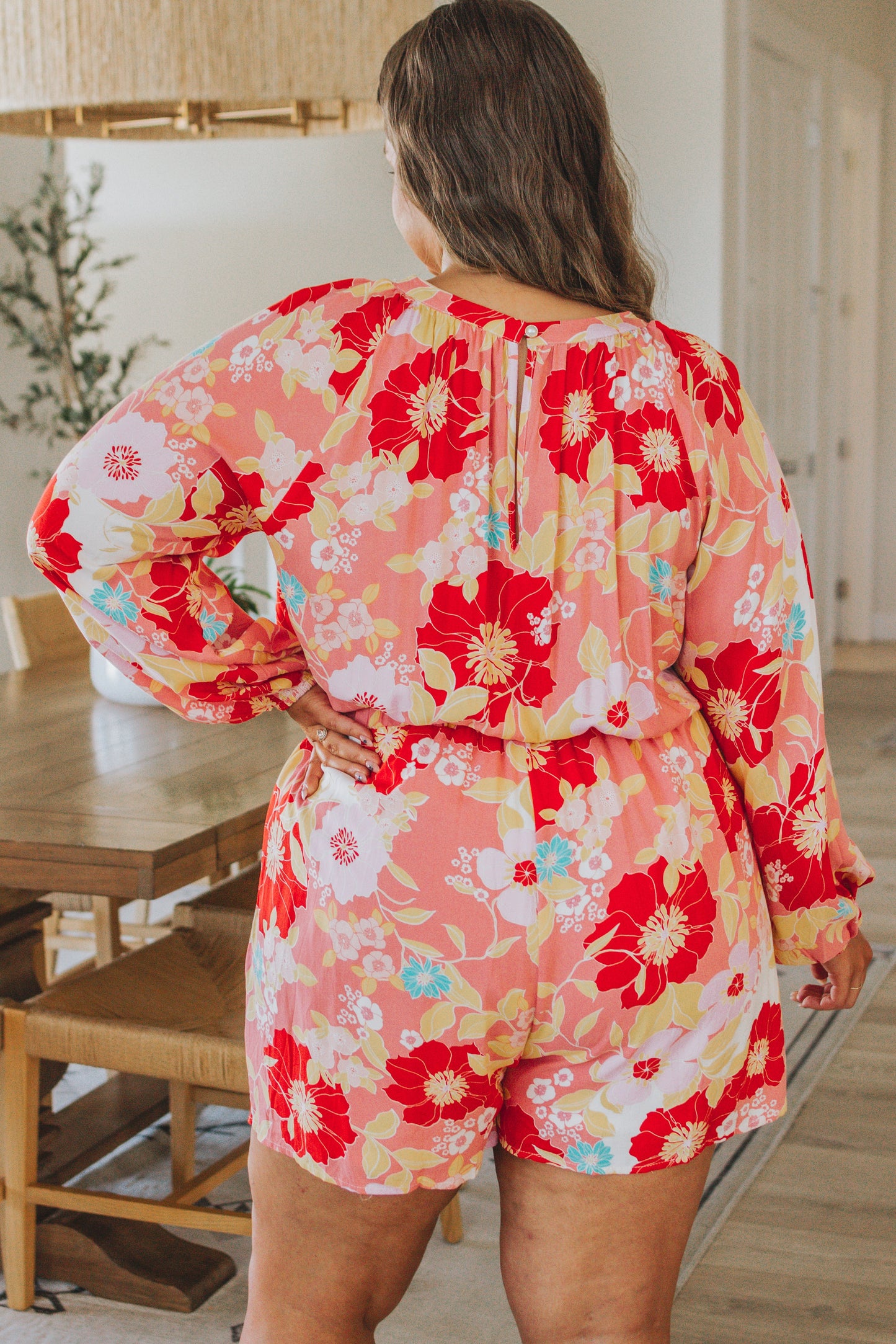 ONLINE EXCLUSIVE Rare Beauty Floral Romper