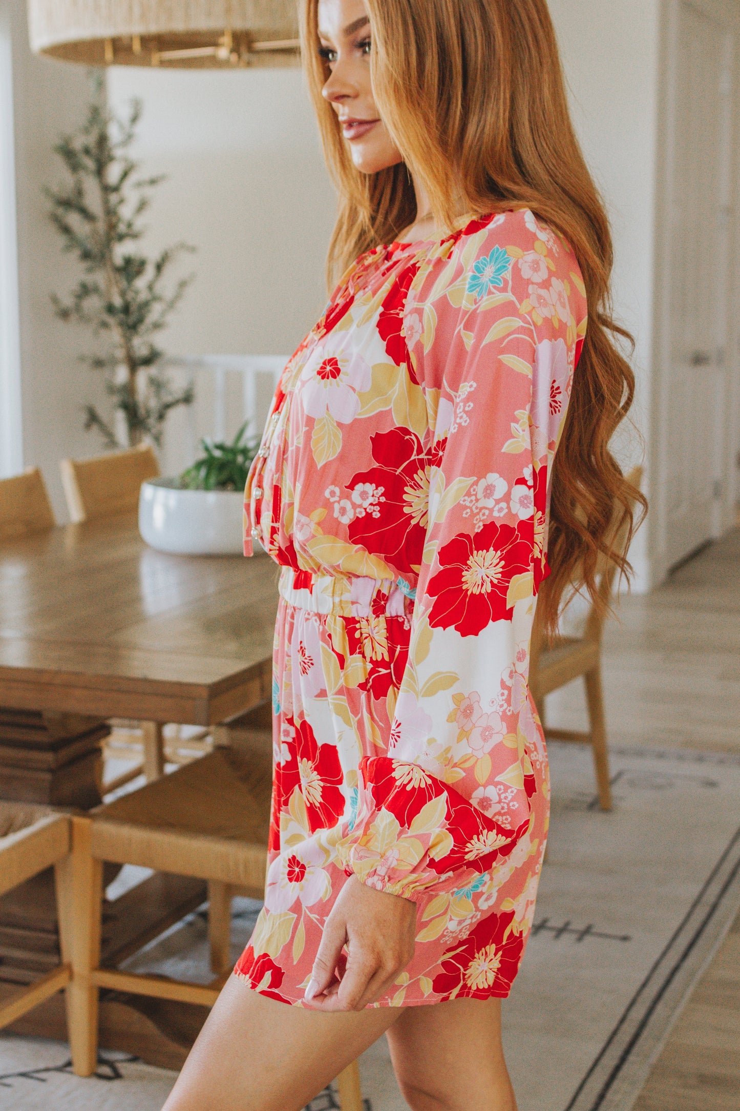 ONLINE EXCLUSIVE Rare Beauty Floral Romper