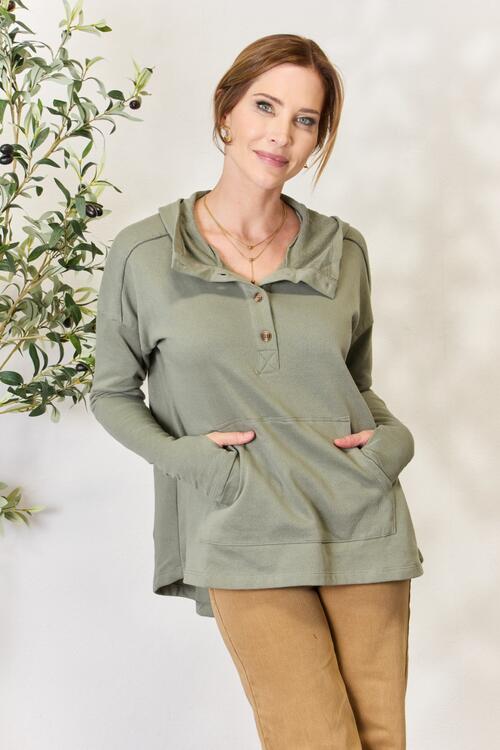 ONLINE EXCLUSIVE Half Button Hoodie