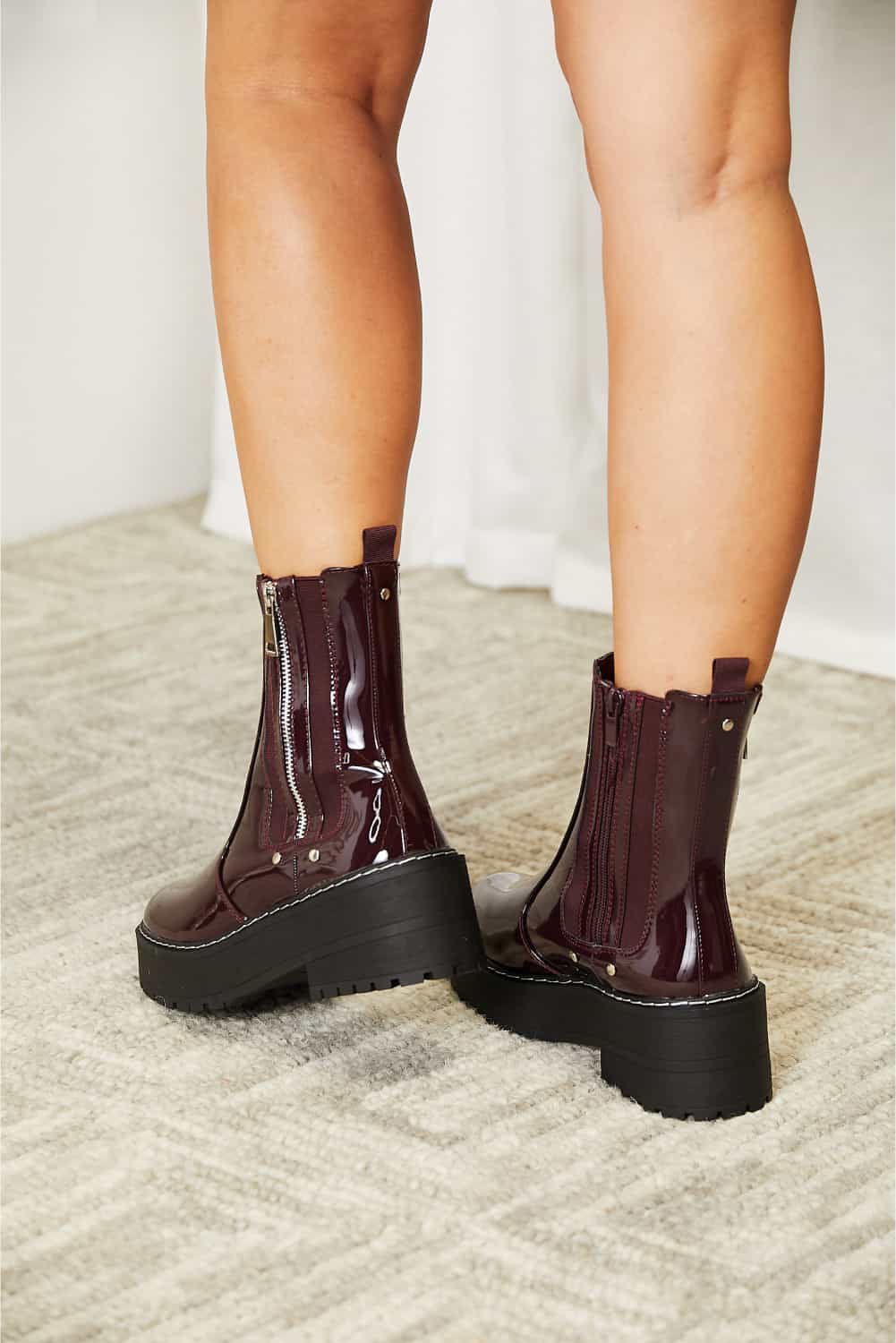ONLINE EXCLUSIVE Forever Link Side Zip Platform Boots