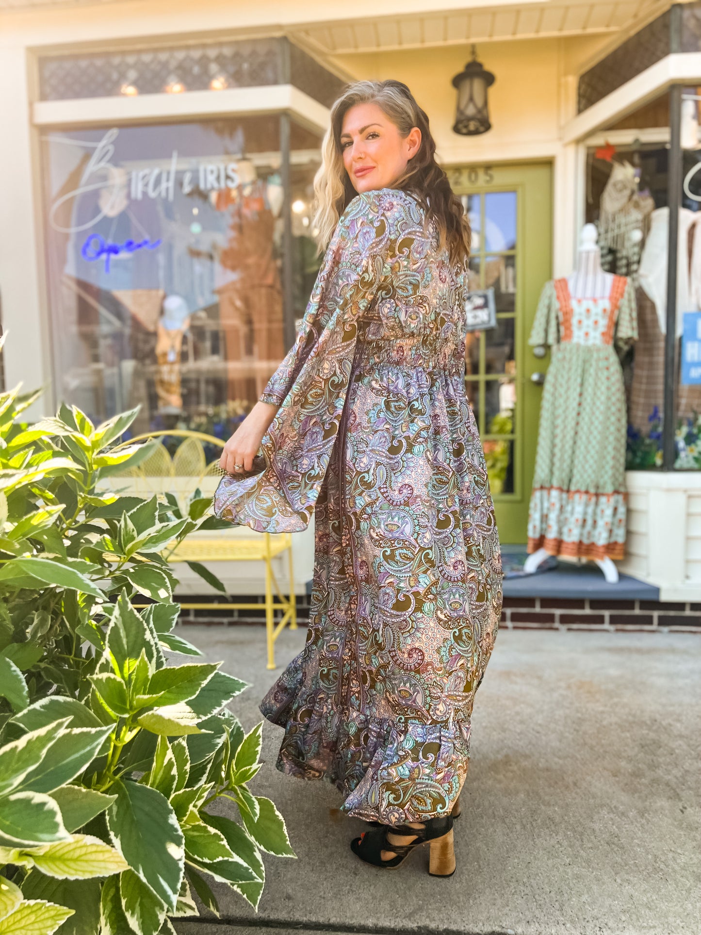 OS 2-14 Long Recycled Sari Dresses