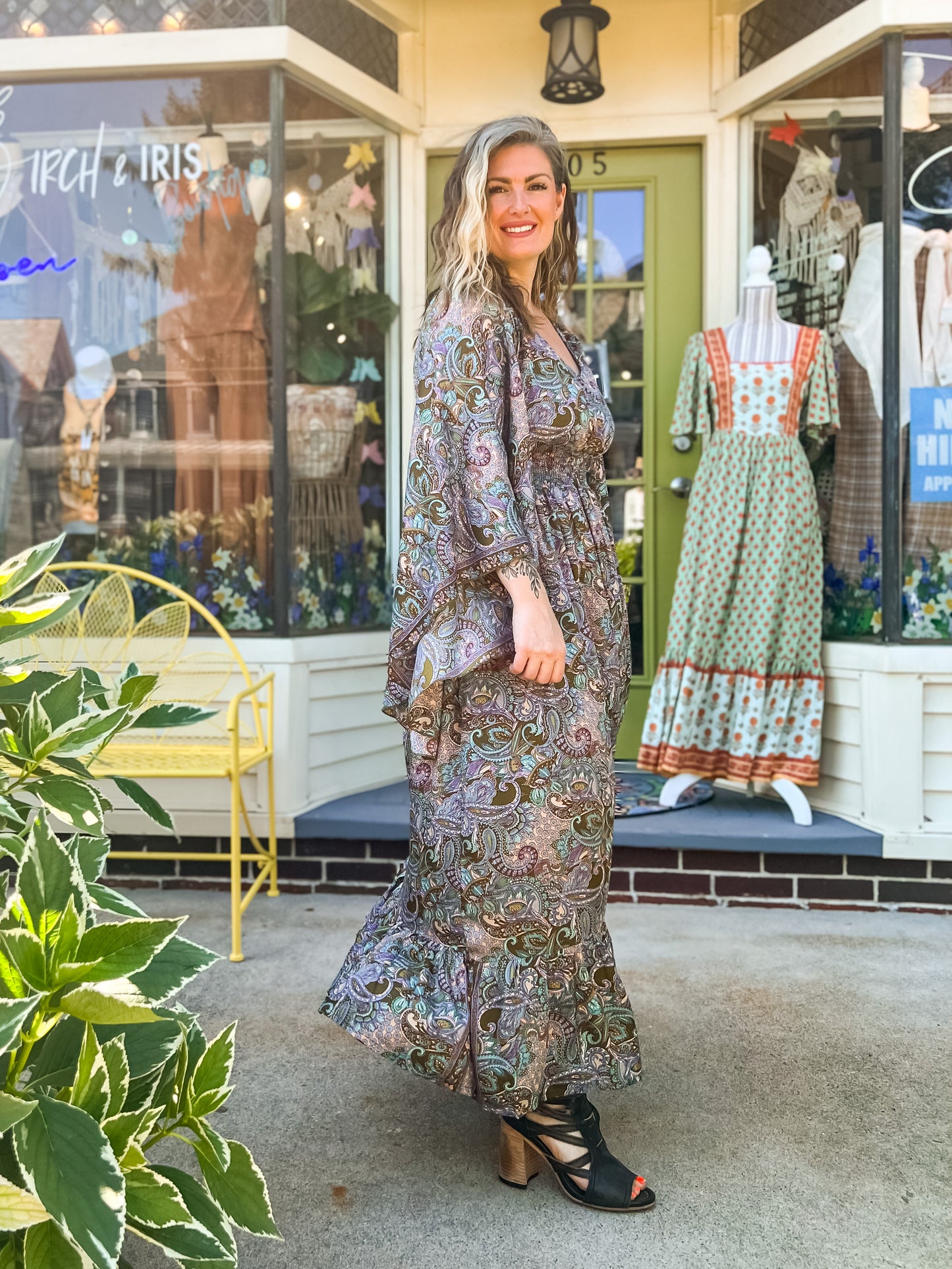 OS 2-14 Long Recycled Sari Dresses