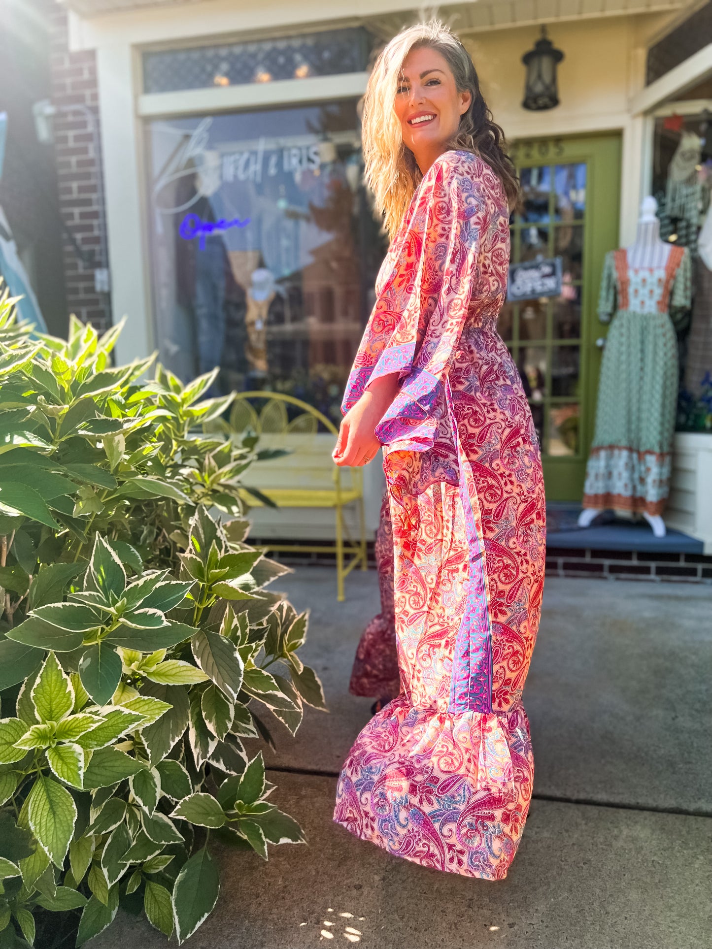 OS 2-14 Long Recycled Sari Dresses