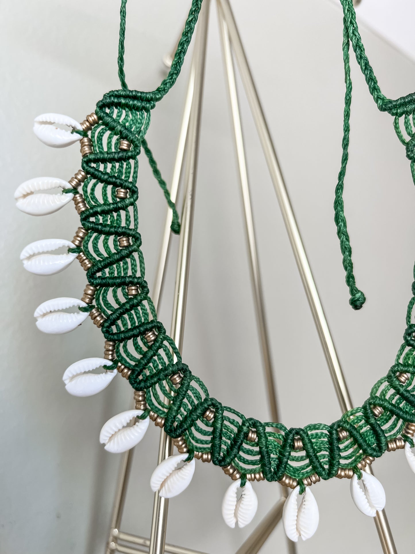 Adjustable Handcrafted SHell Necklace