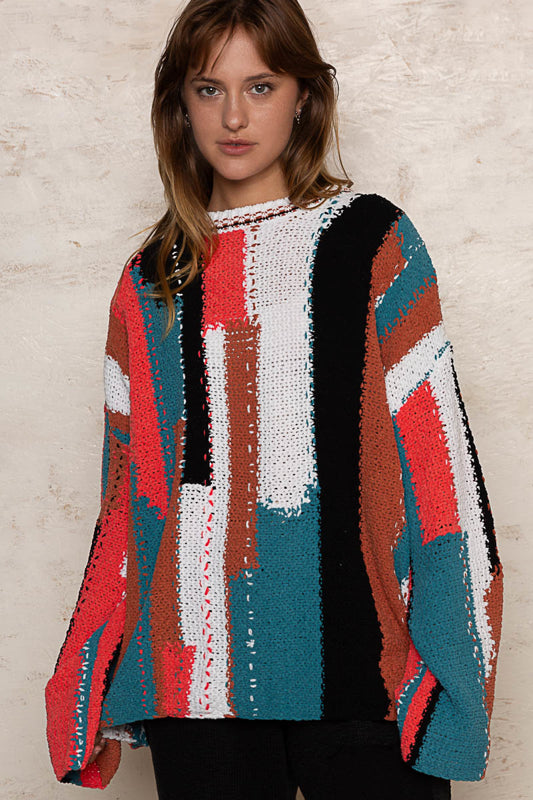 POL knit oversized sweater
