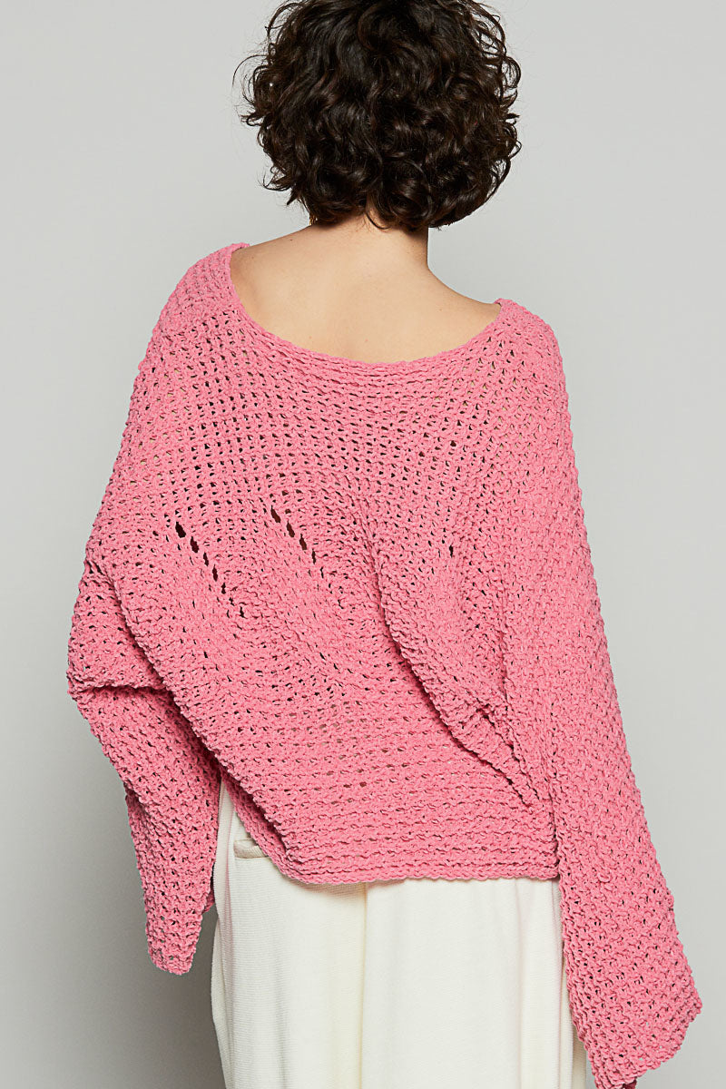 POL Twisted love Knit sweater pullover