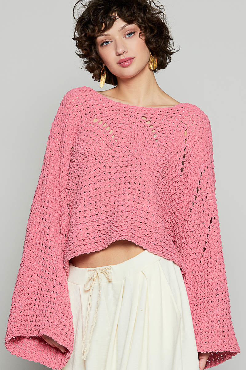 POL Twisted love Knit sweater pullover