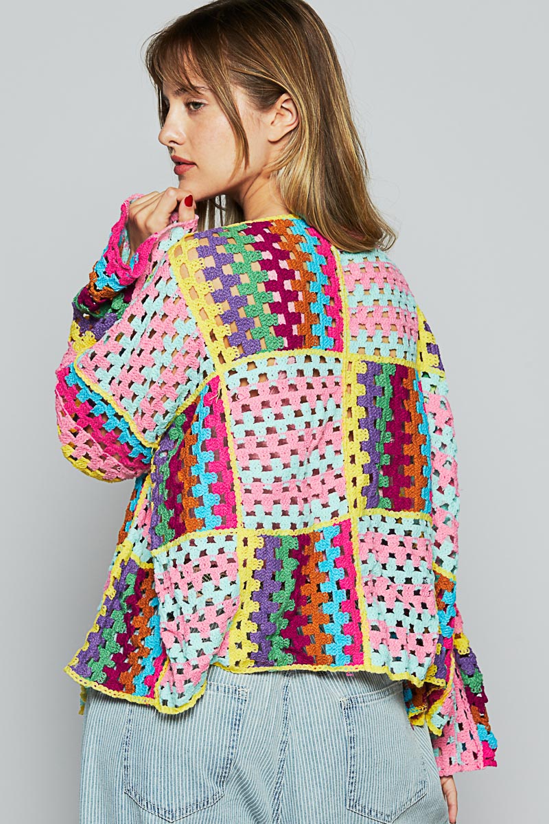 POL Julia Crochet Cardigan