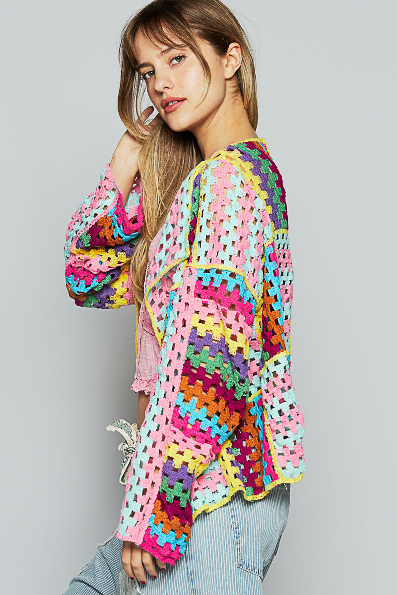 POL Julia Crochet Cardigan