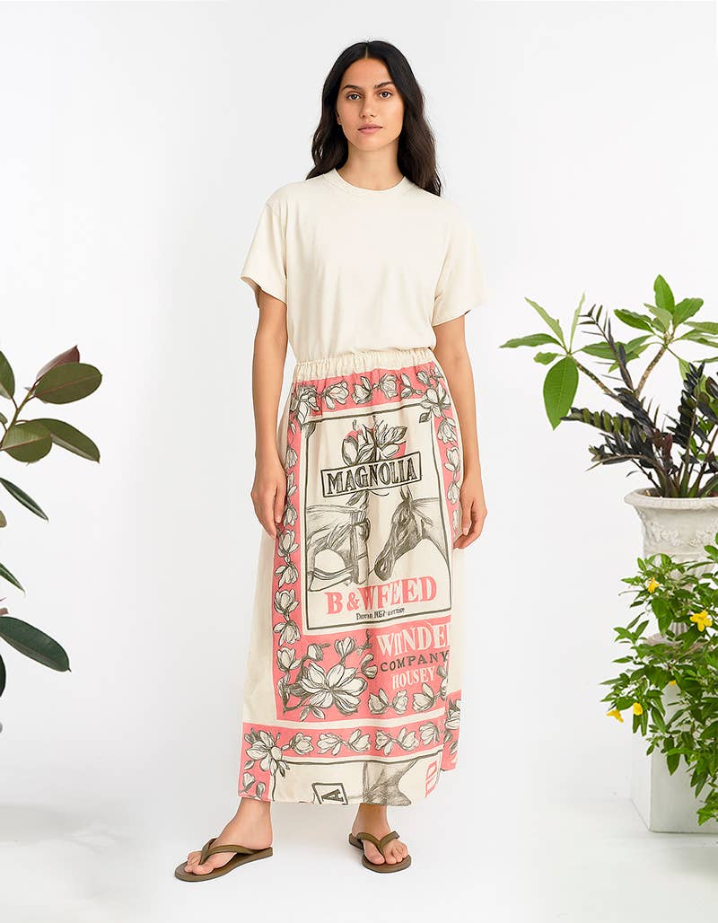 OS 0-10 handcrafted vintage inspire skirt