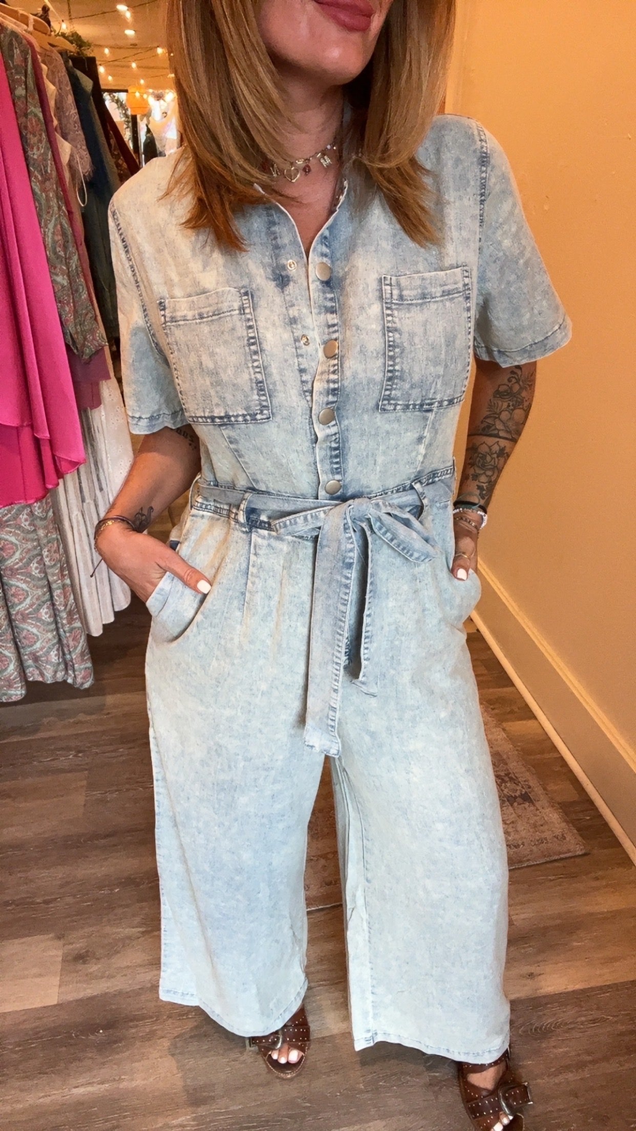 Hazel Denim Jumpsuit