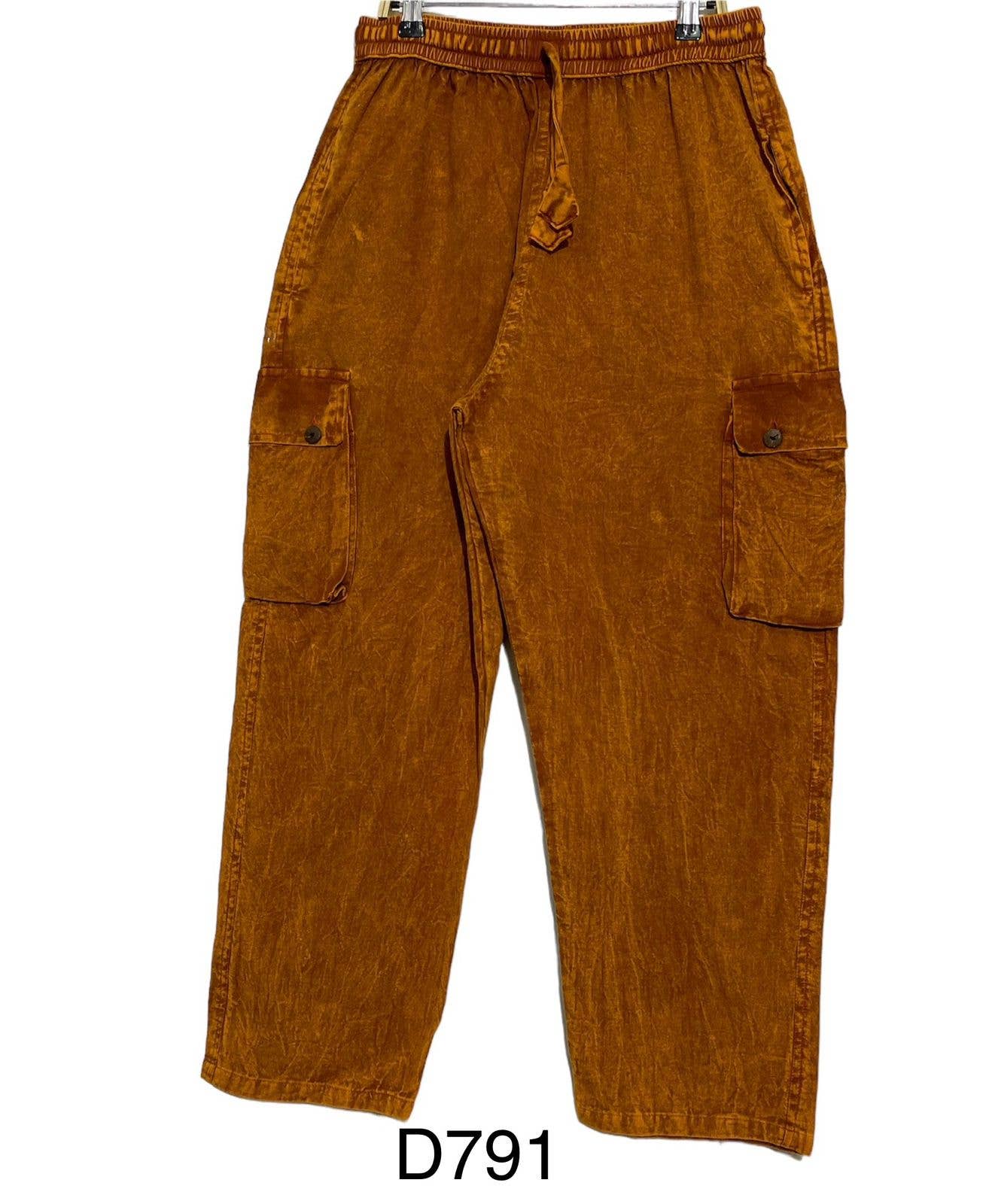 Handcrafted Mineral wash Cargo Pants