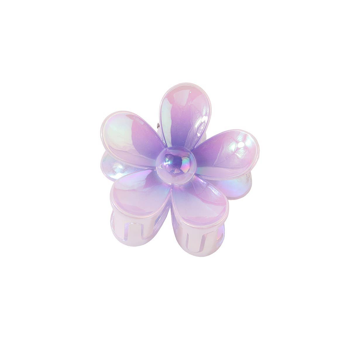 COLORFUL FLOWER HAIR CLAW CLIP