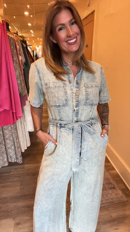 Hazel Denim Jumpsuit