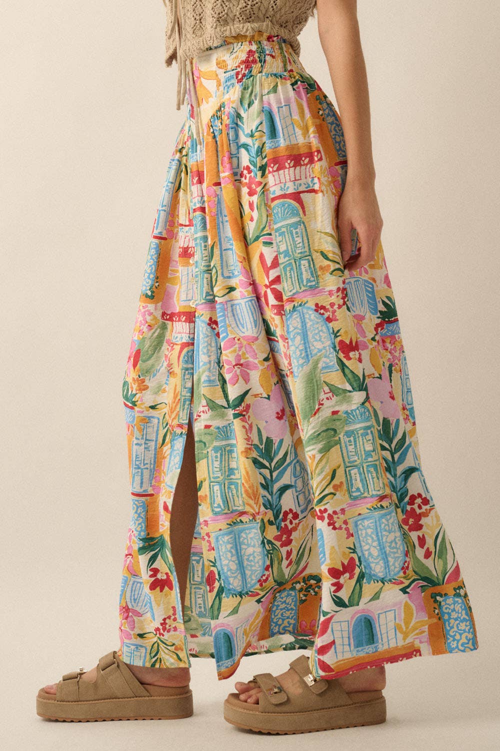 Laney Floral Maxi Skirt