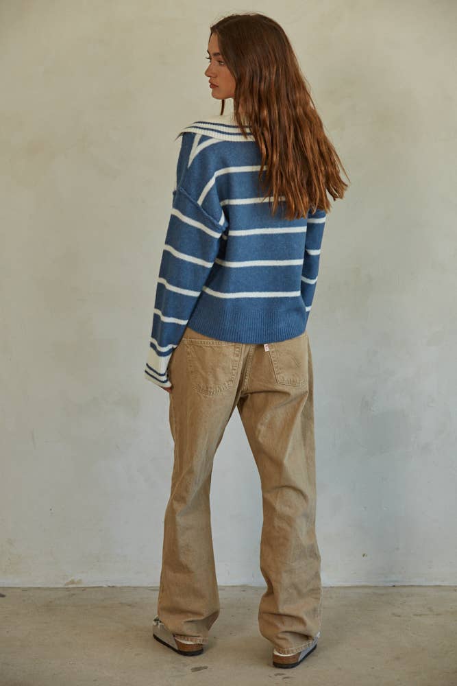 Nova Knit V neck Sweater