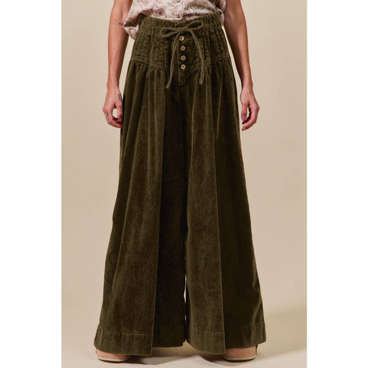 Benny corduroy wide leg pants