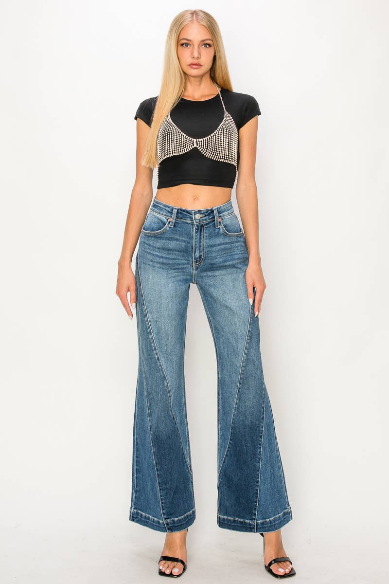 Artemis HIGH RISE RELAXED FLARED LEG JEANS