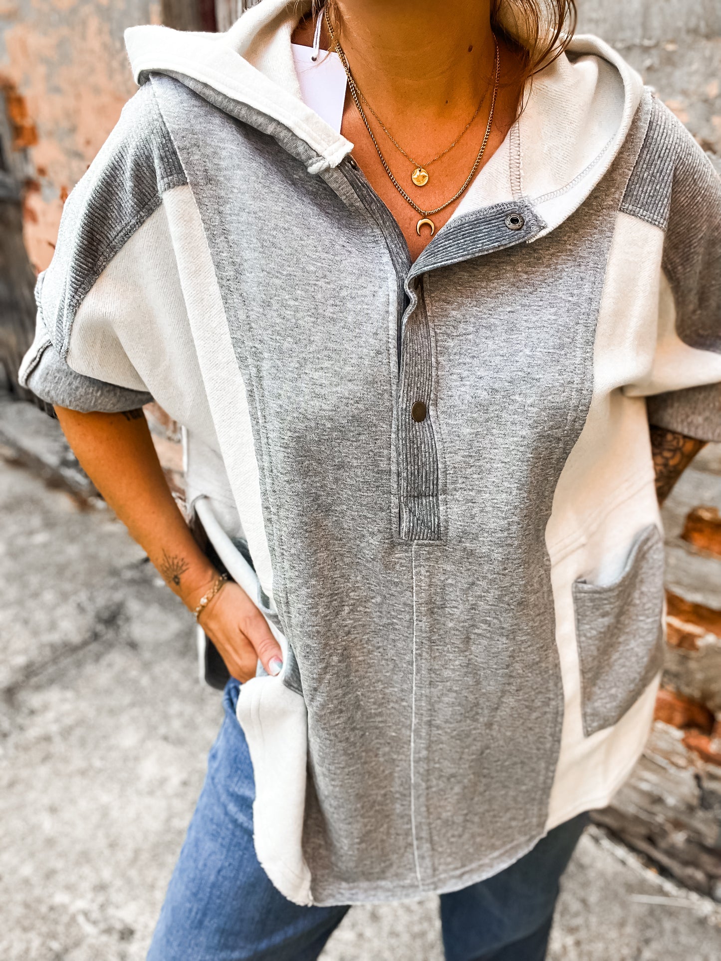 Overesized Dove Pullover