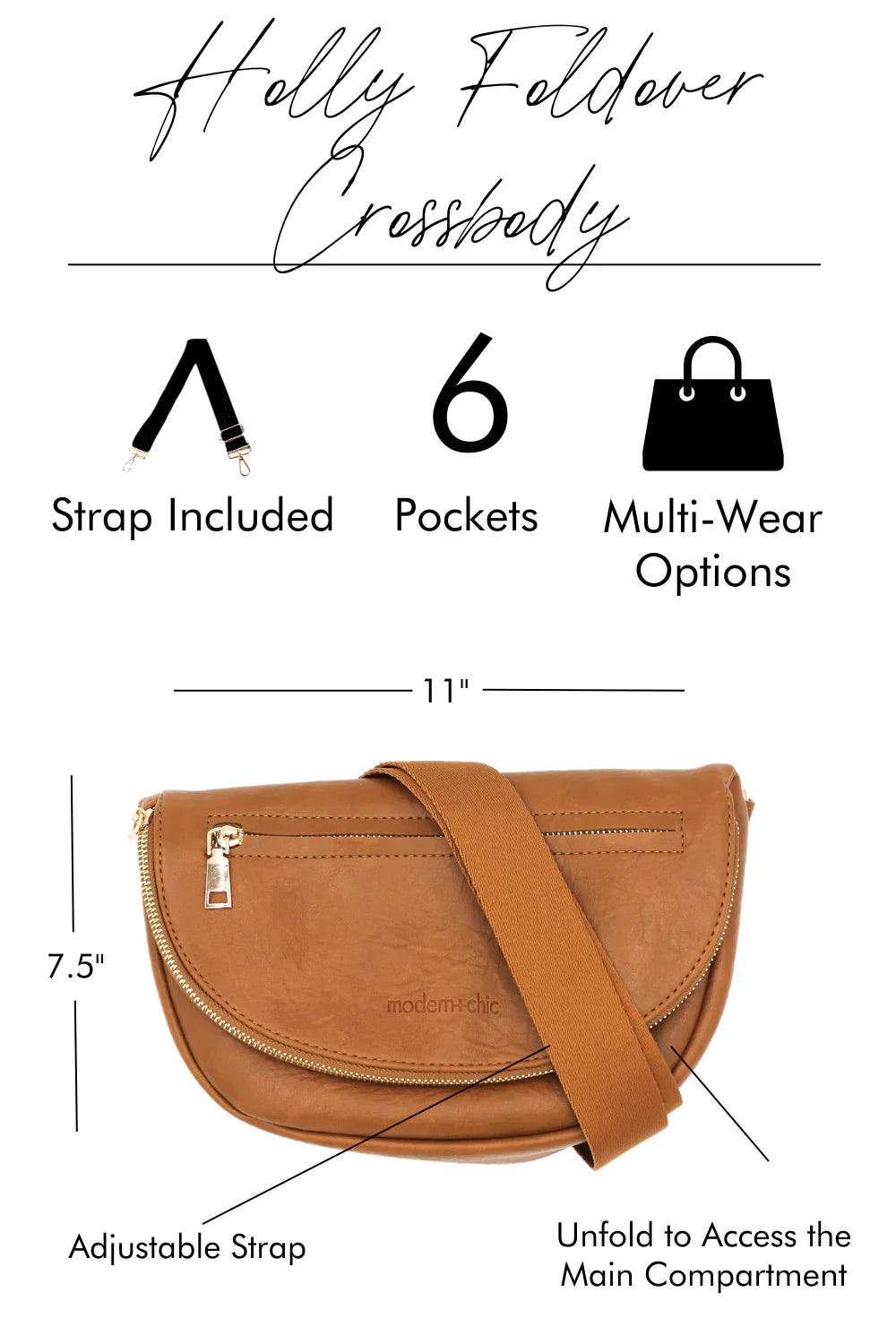 ONLINE EXCLUSIVE Holly Foldover Crossbody