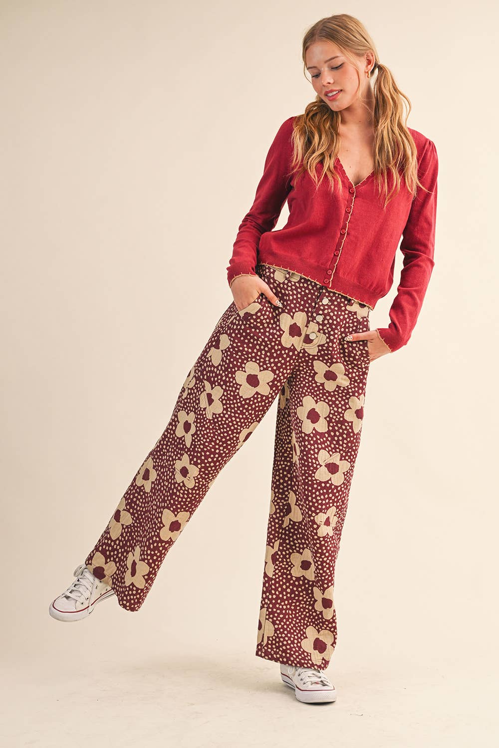 Young Bloomer floral print pant