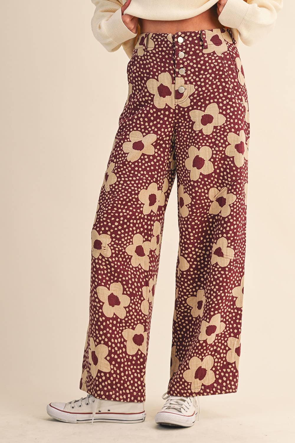 Young Bloomer floral print pant