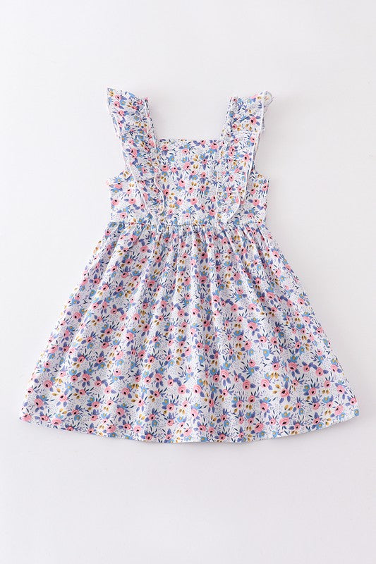 ONLINE EXCLUSIVE Floral print ruffle dress
