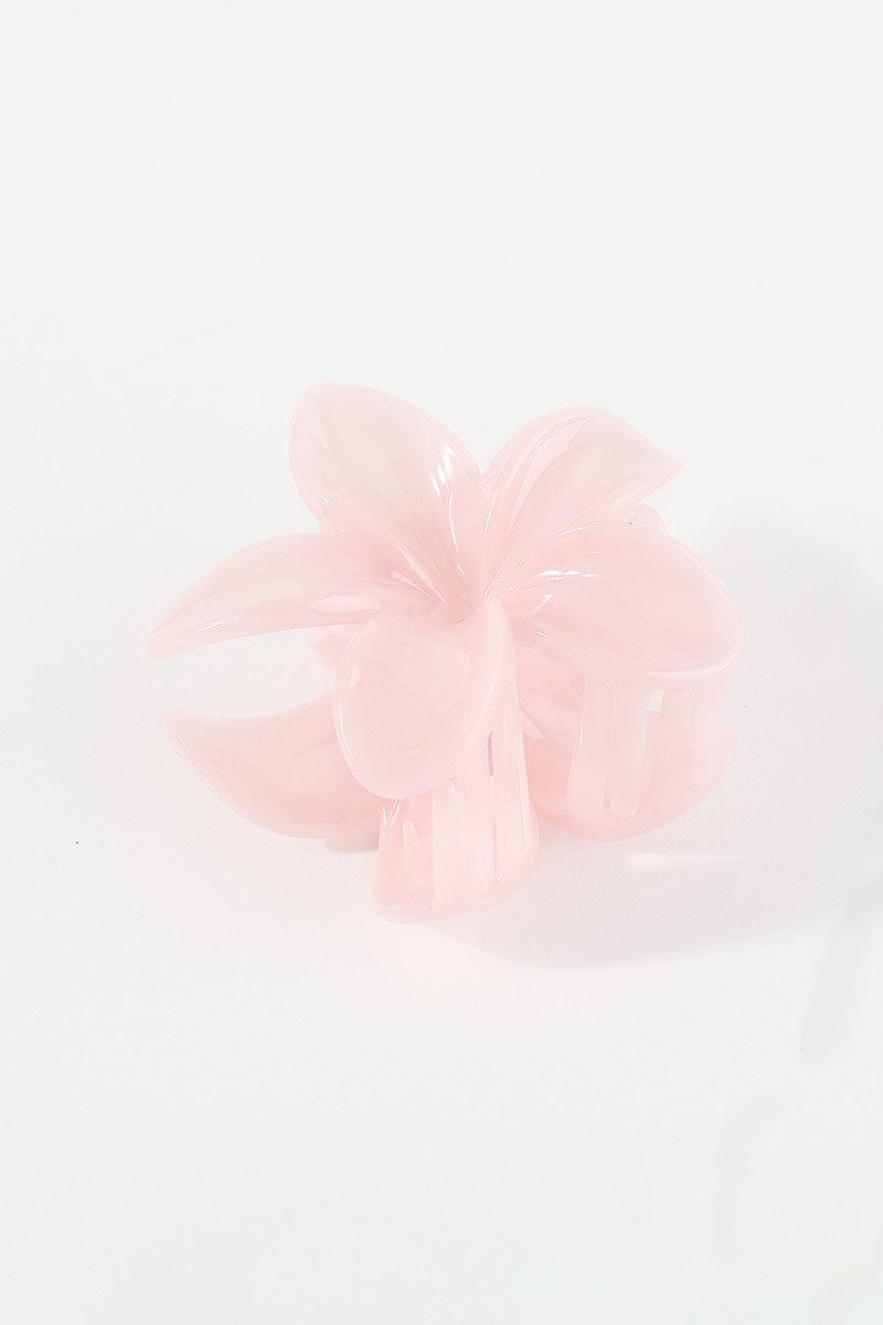 Pastel Large Flower Hair Clips