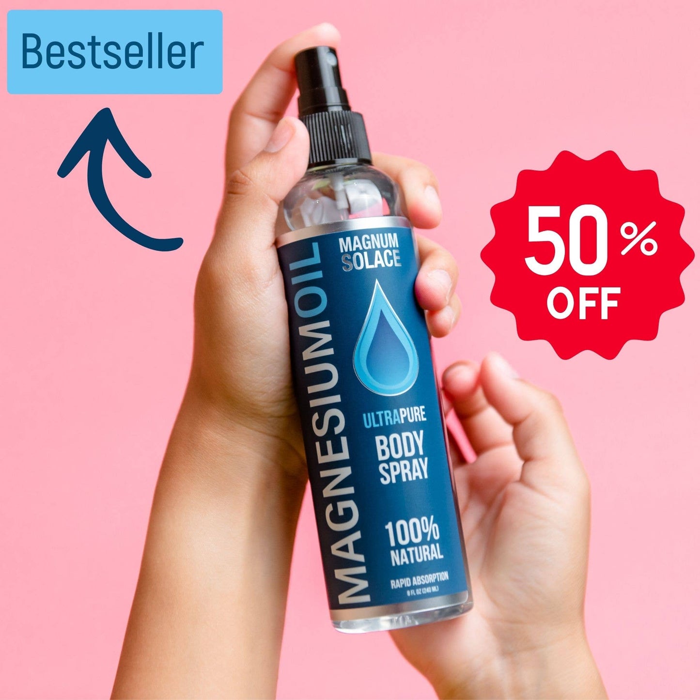 Magnesium Oil Spray for Restless Legs, Sleep, Muscle Relief