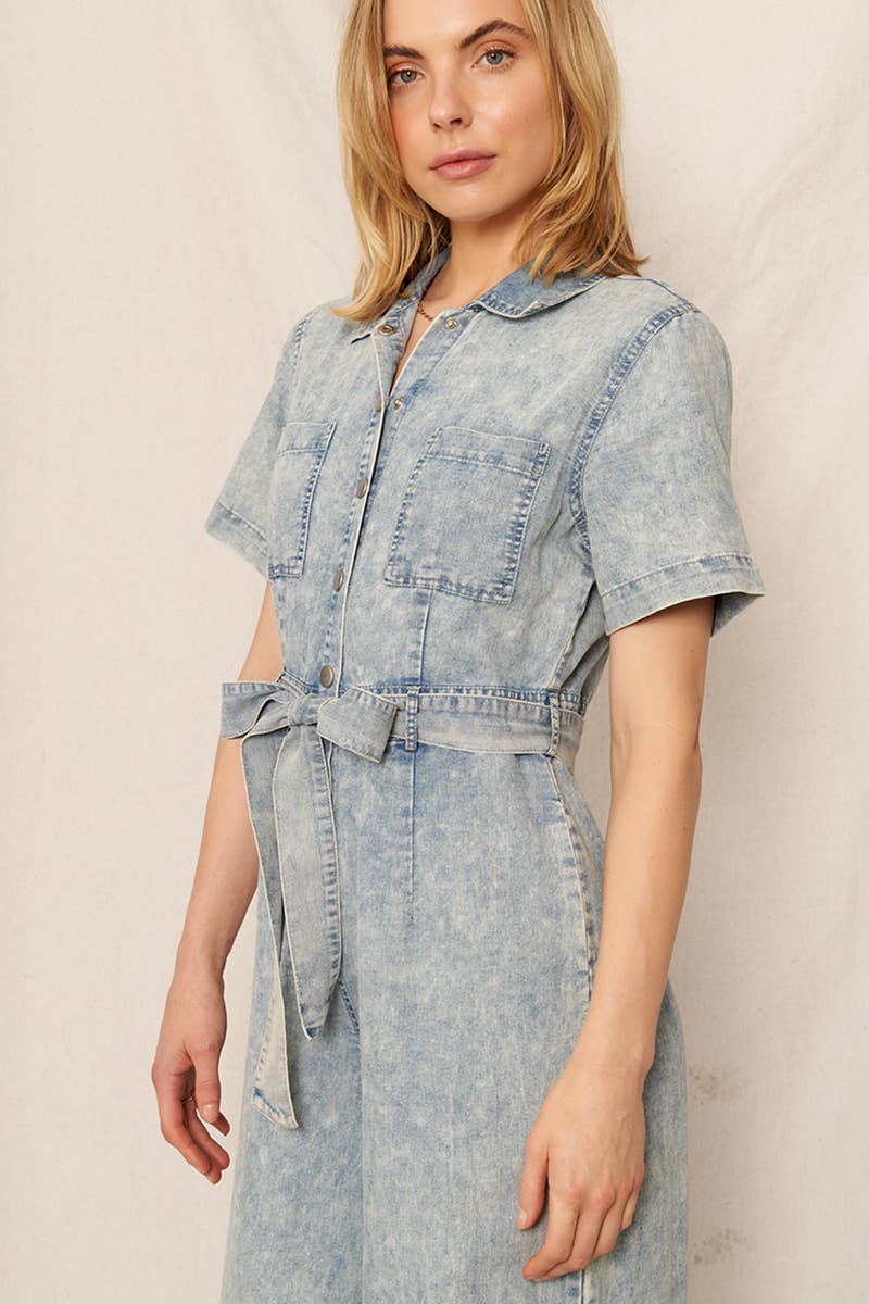 Hazel Denim Jumpsuit