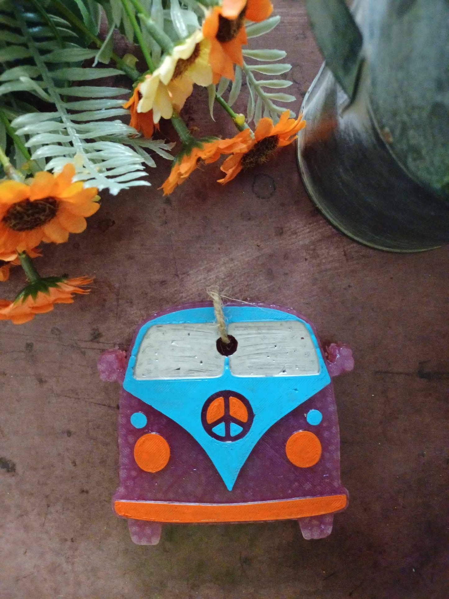 Hippie Van Car Freshie