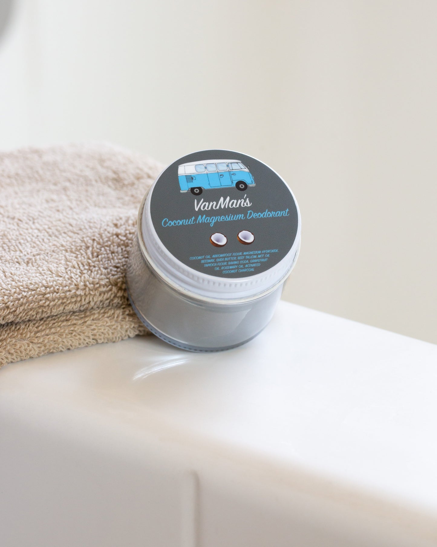 ONLINE EXCLUSIVE VanMan's Coconut Magnesium Deodorant - 2 oz