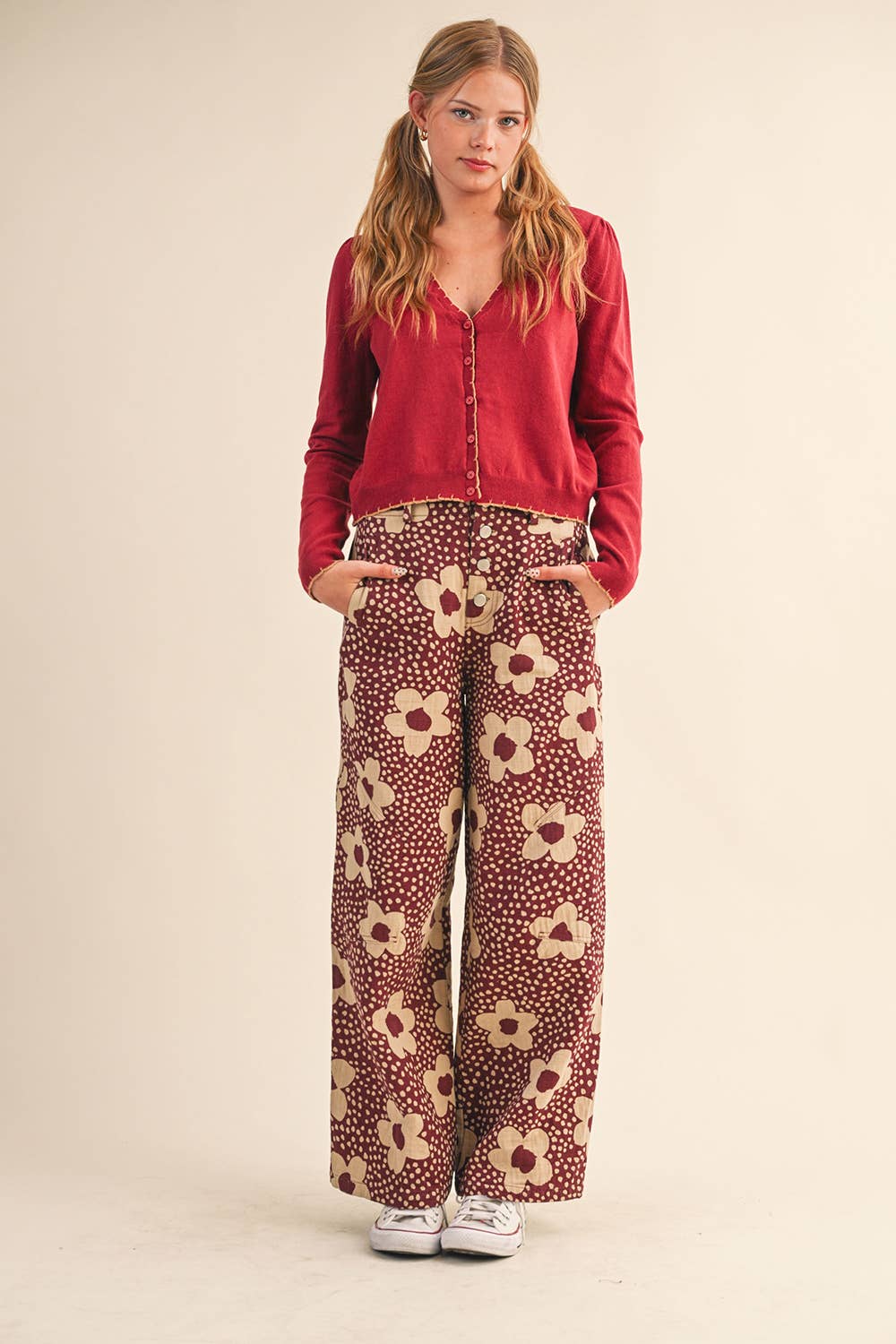 Young Bloomer floral print pant