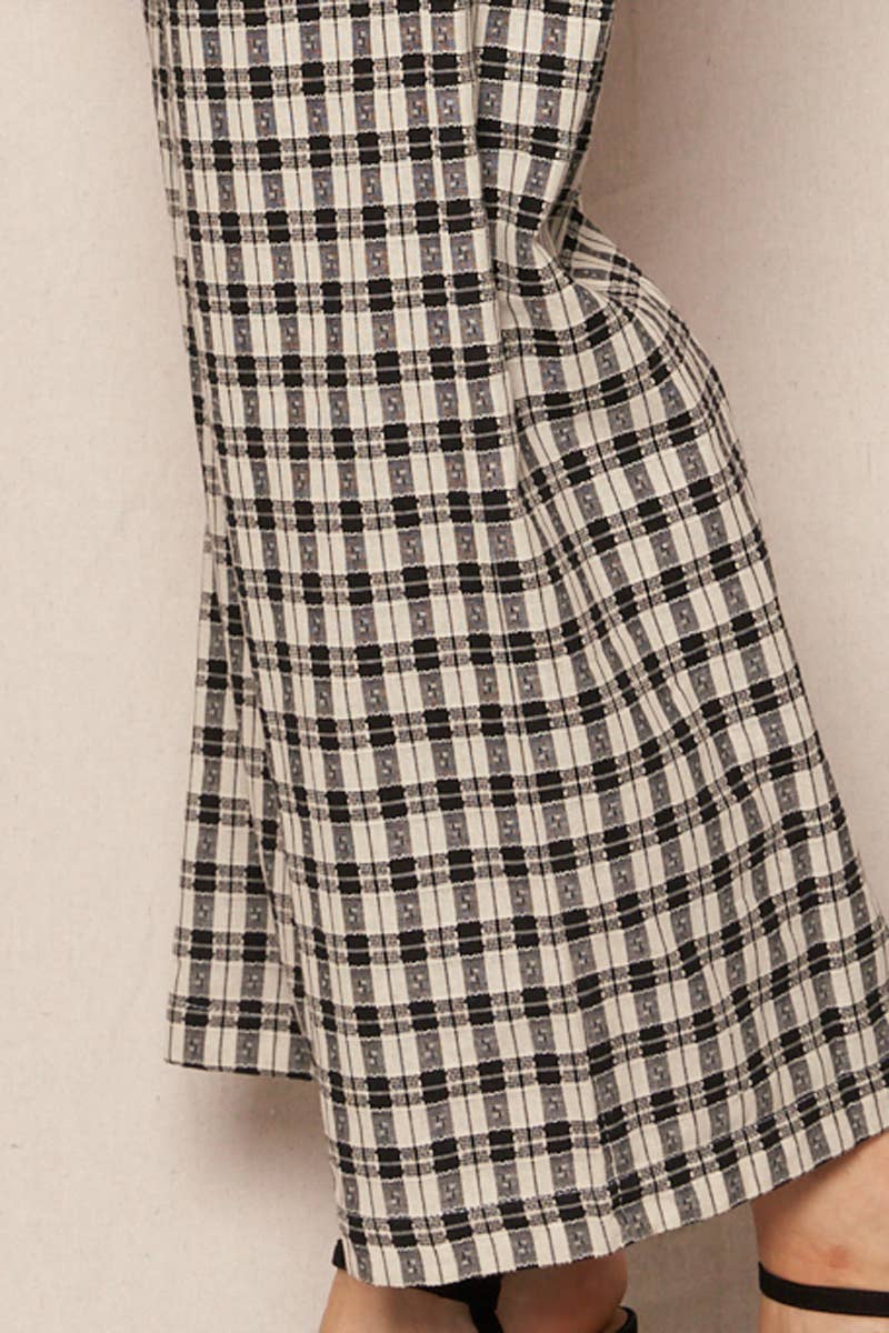 Molly Plaid Wide Leg Pants