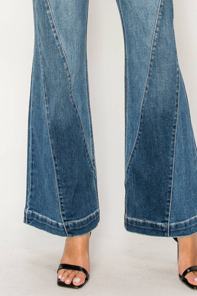 Artemis HIGH RISE RELAXED FLARED LEG JEANS