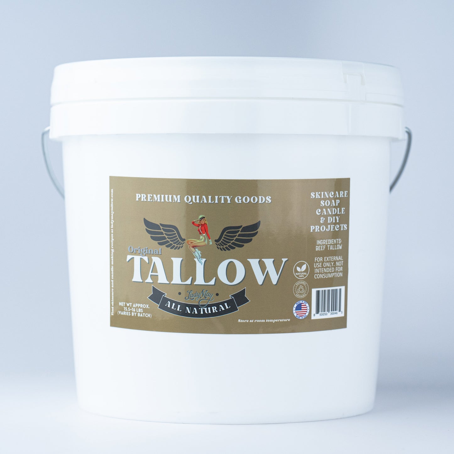 ONLINE EXCLUSIVE - Bulk Grass-Fed Beef Tallow for Soap, Skincare & Candles